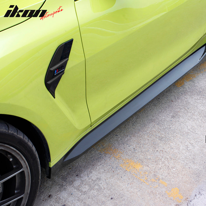 2021-2023 BMW G82 G83 M4 OE Style Front Fender Side Vent Dry Carbon