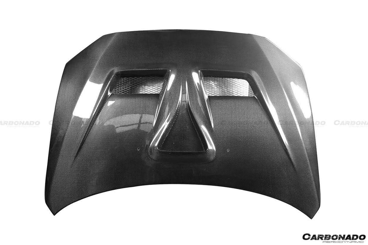 2008-2016 Mitsubishi Lancer VTX Style Carbon Fiber Hood