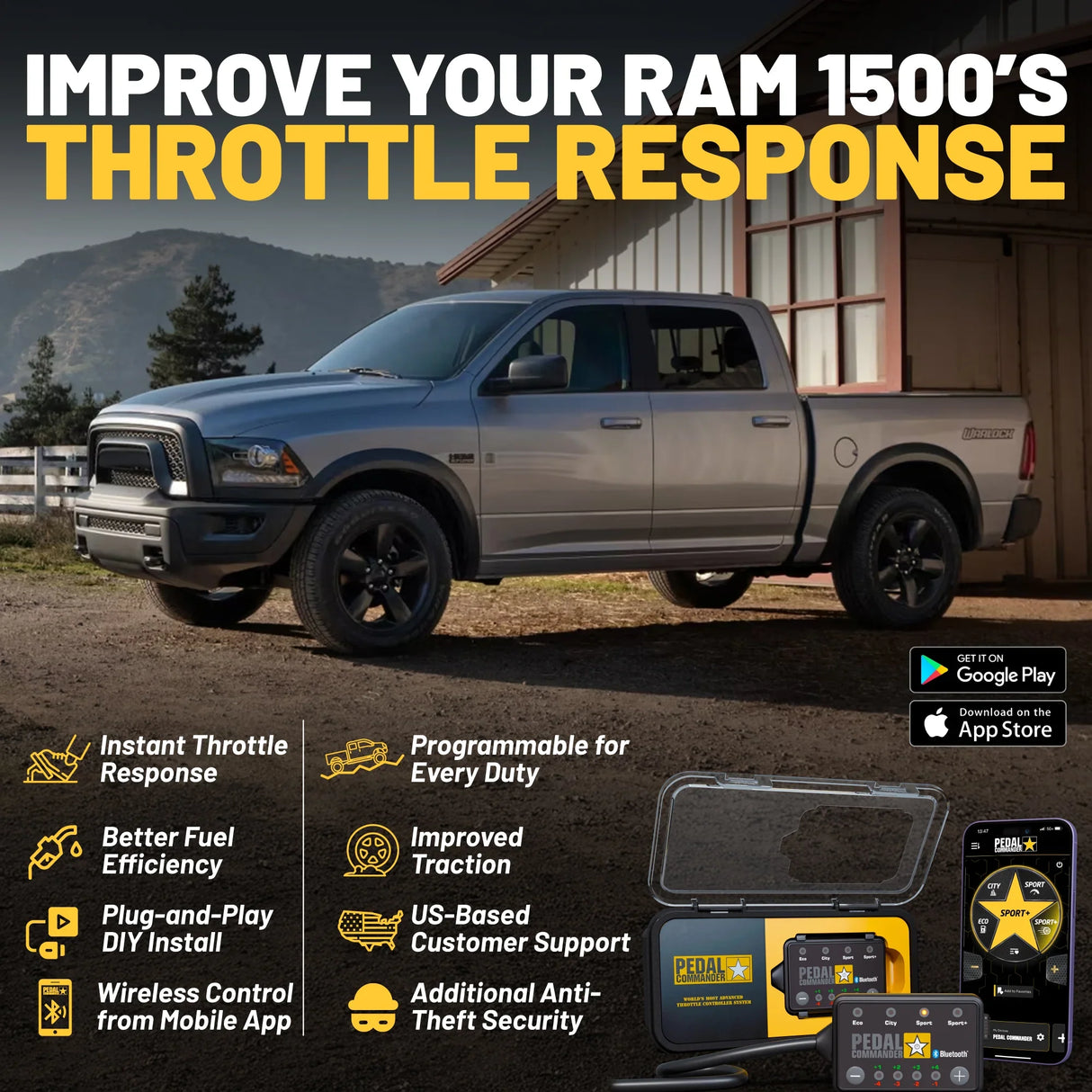 Pedal Commander for RAM 1500 Classic