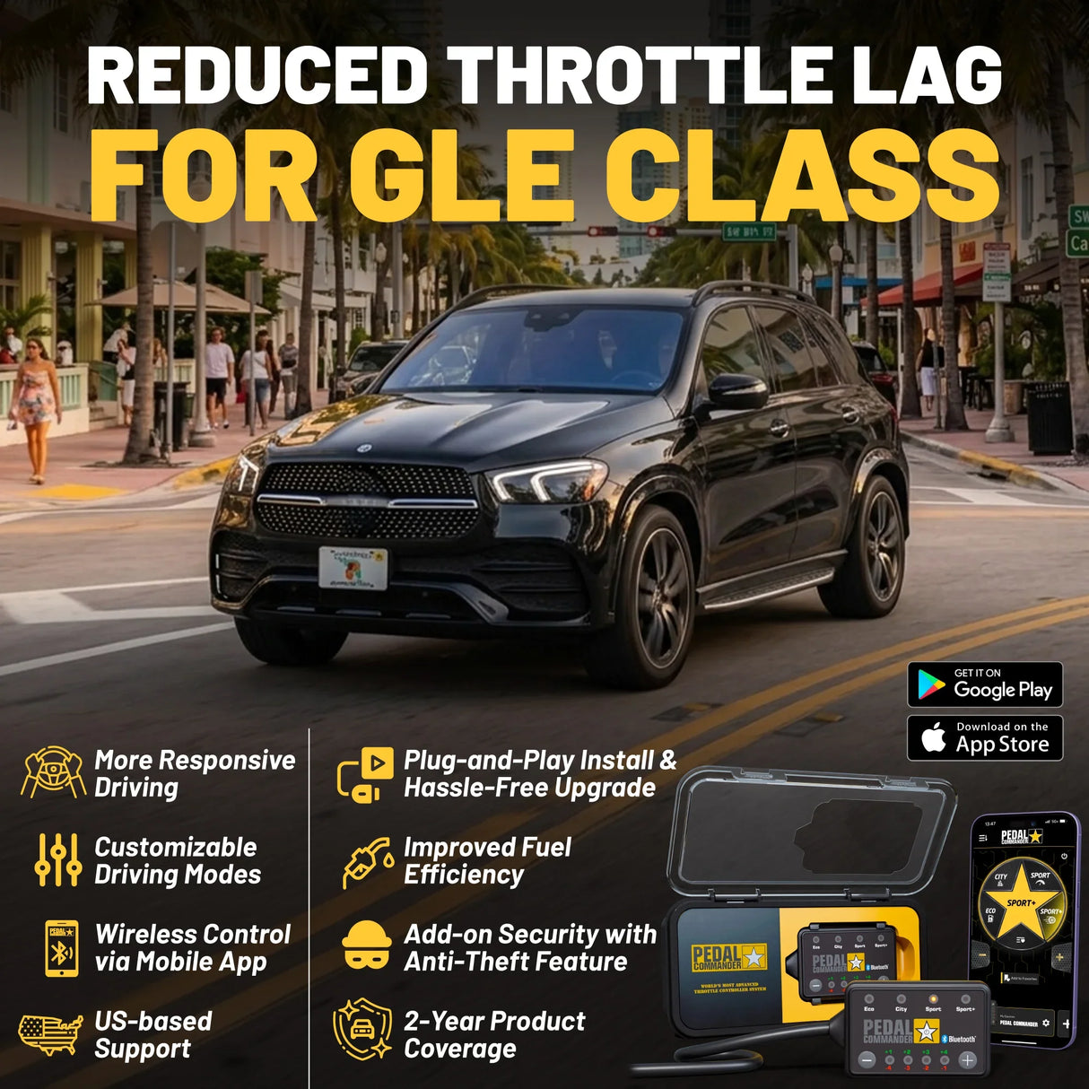 Pedal Commander for Mercedes GLE Class