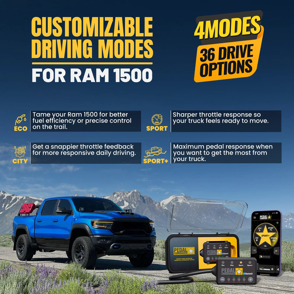 Pedal Commander for RAM 1500