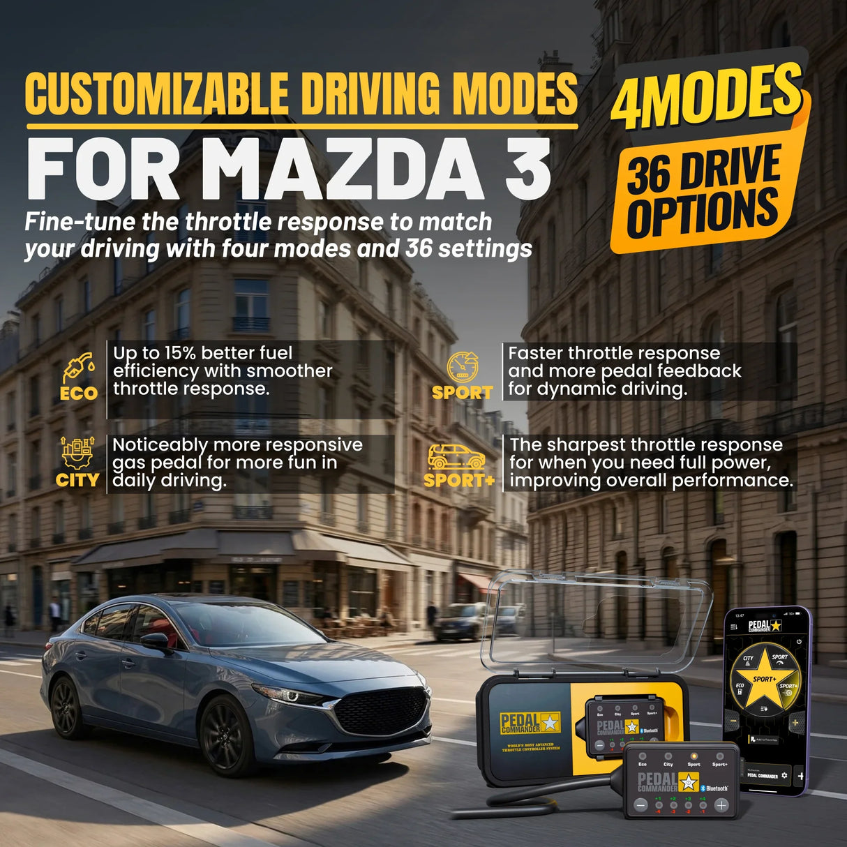 Pedal Commander for Mazda 3