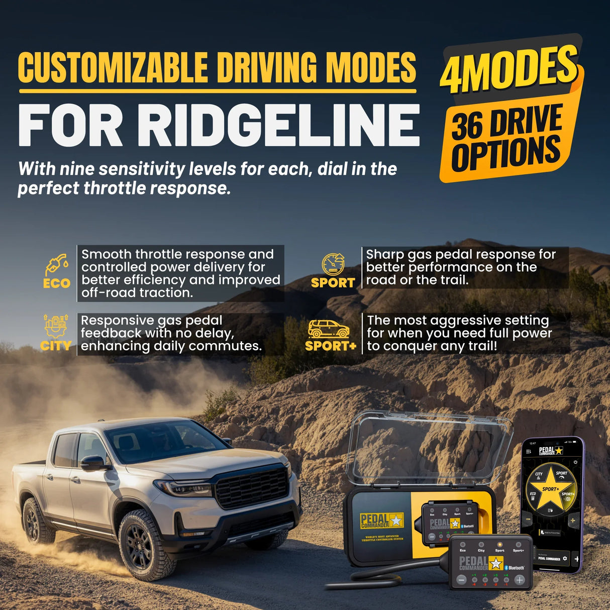Pedal Commander for Honda Ridgeline