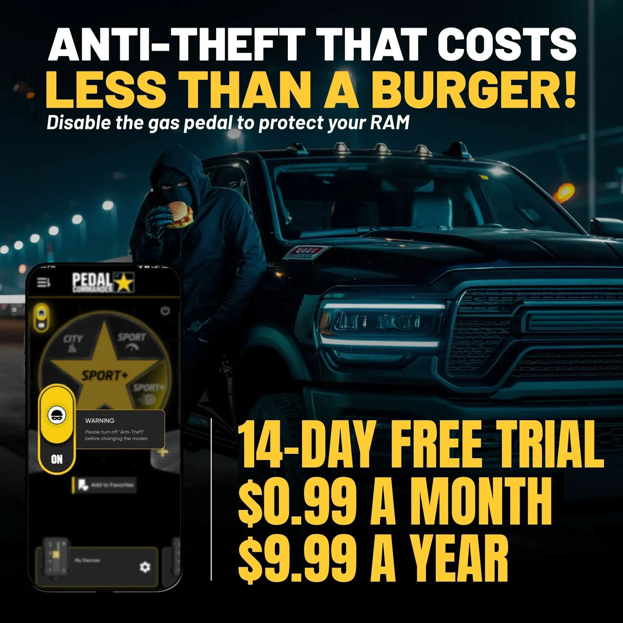 Pedal Commander for RAM 2500