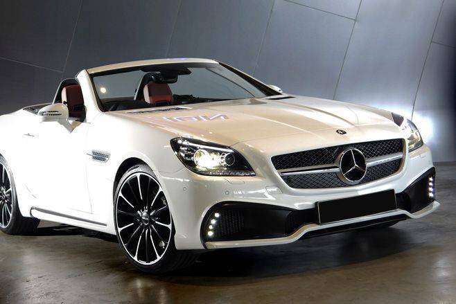 2011-2015 Mercedes Benz SLK CLASS R172 WD Style Front Bumper with led