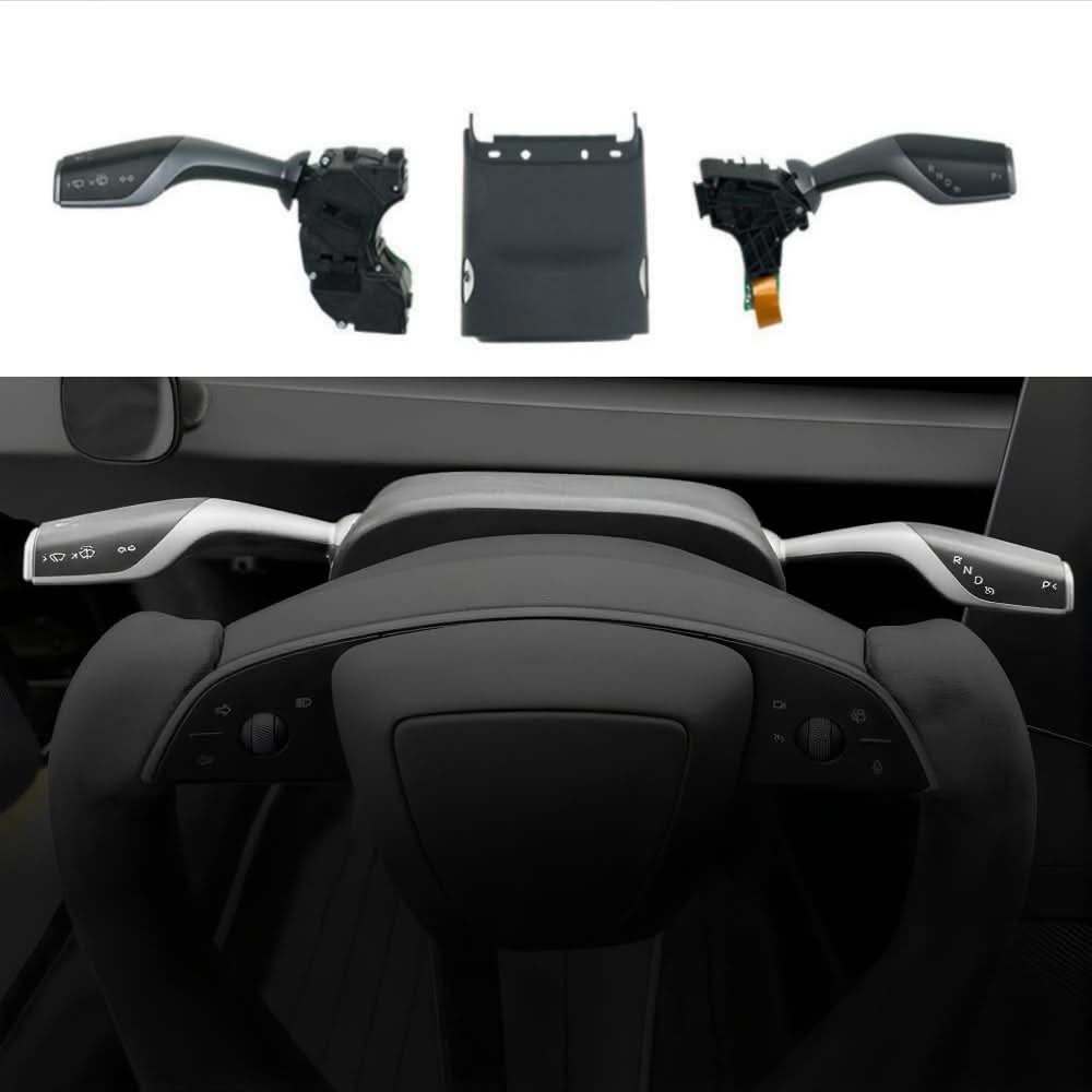 Gear Selector & Turn Signal Lever Stalk Upgrade Kit for Model 3 Highland & Model Y Juniper