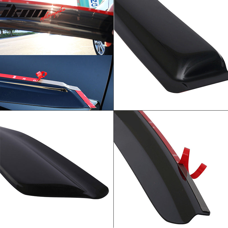 2005-2010 Scion TC Slim Style Smoke Tinted Visor Windows Acrylic