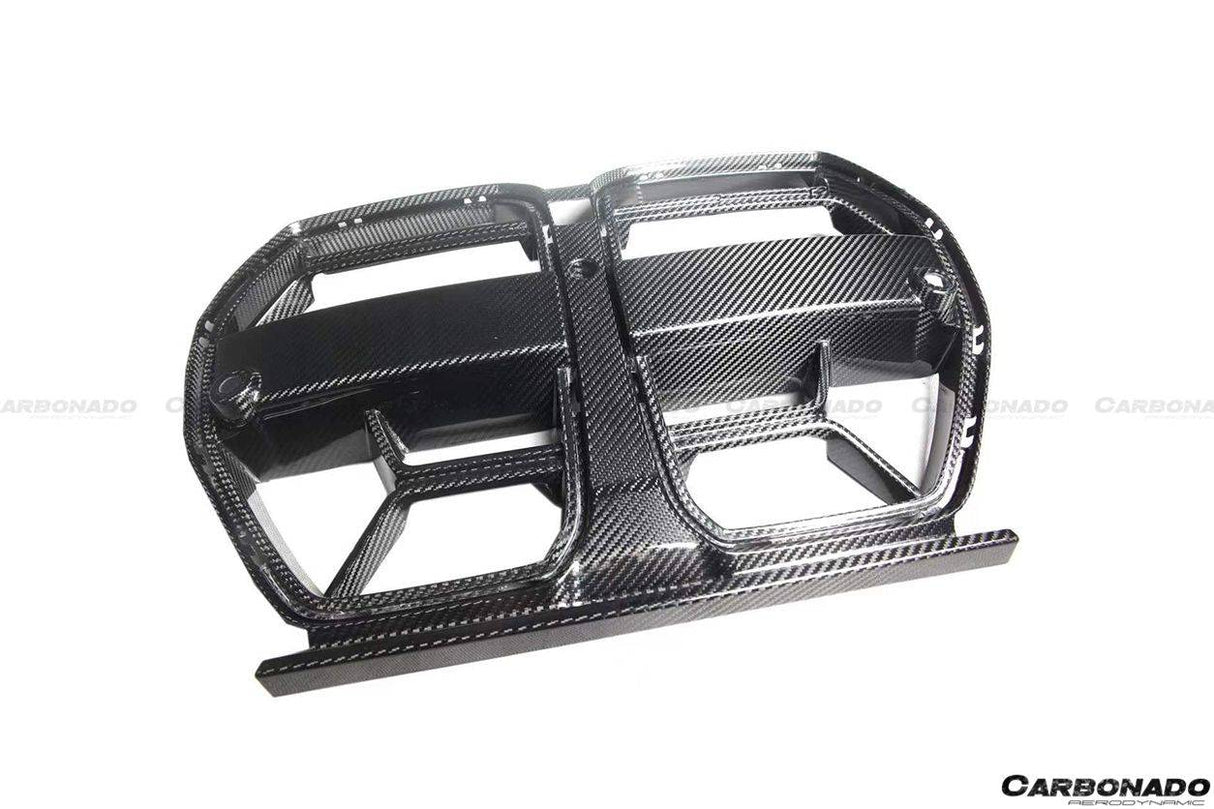 2021-UP BMW M3 G80 M4 G82 G83 OD Style DRY Carbon Fiber Grille (NO ACC)