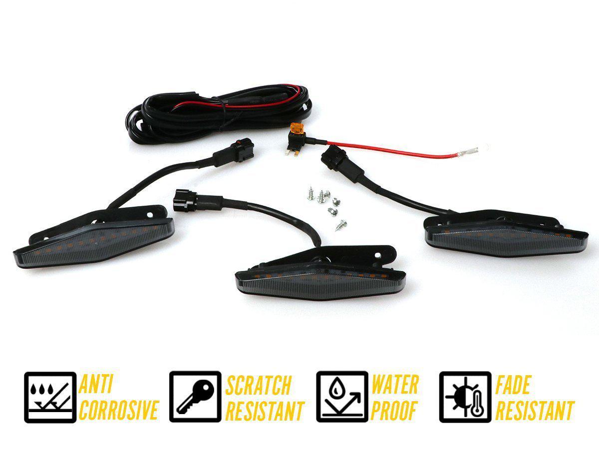 14-20 Toyota 4Runner TRD Pro Style Raptor LED Grill Light Kit