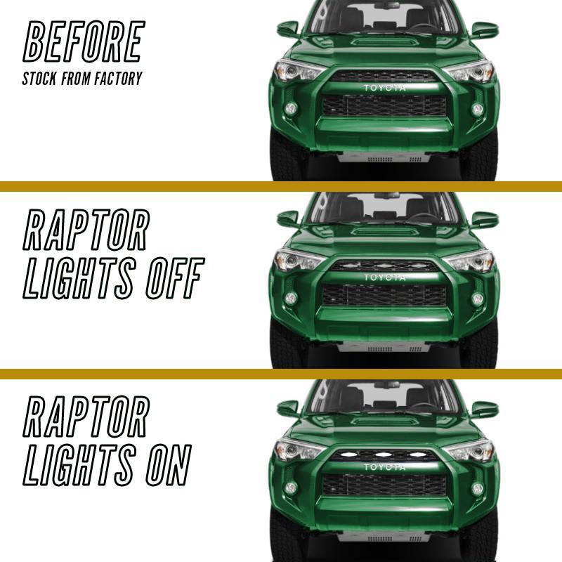 14-20 Toyota 4Runner TRD Pro Style Raptor LED Grill Light Kit