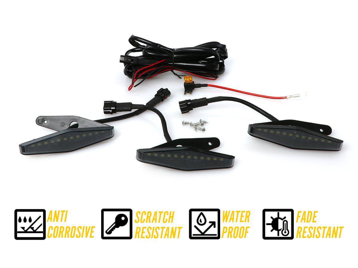 14-20 Toyota 4Runner TRD Pro Style Raptor LED Grill Light Kit