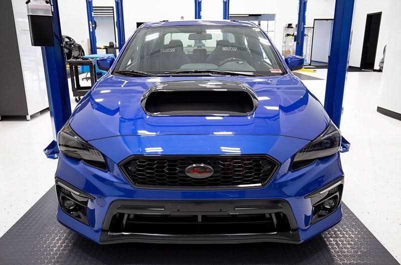 OLM Oversized Carbon Fiber Hood Scoop - 2015-2021 WRX / STI