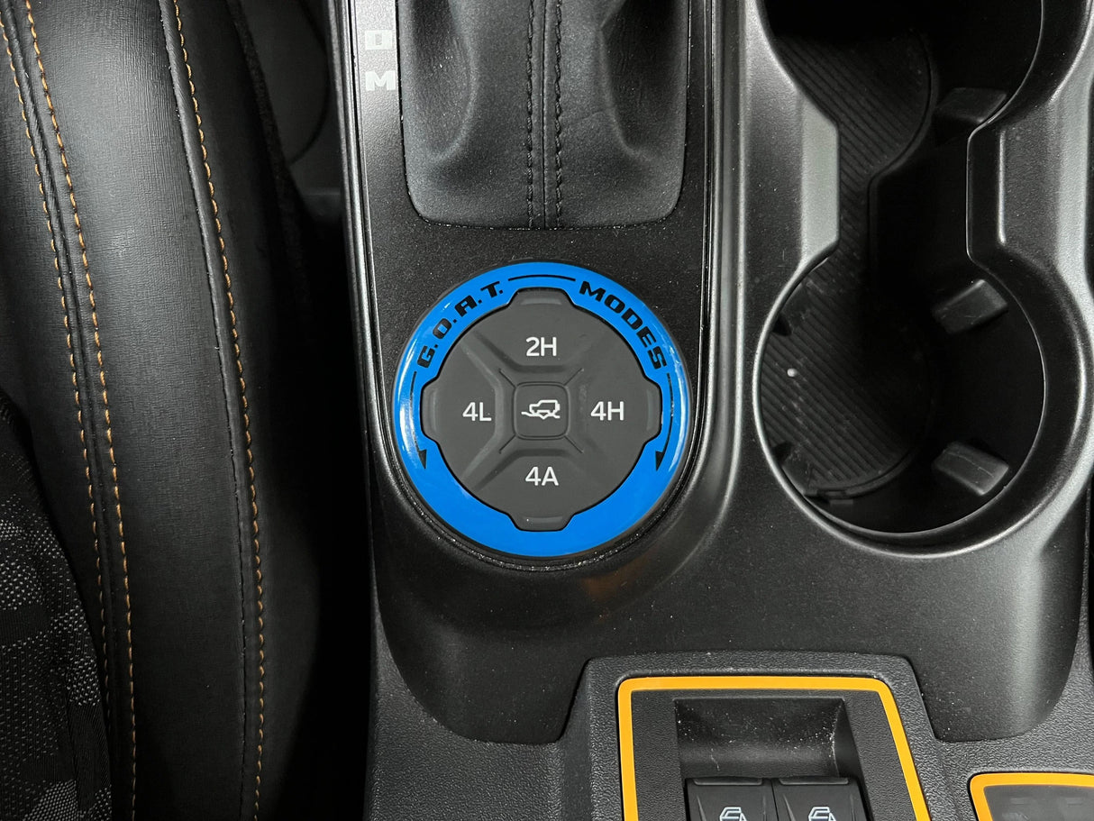 GOAT Mode Dial Ring Overlay V1 - 2021+ Bronco