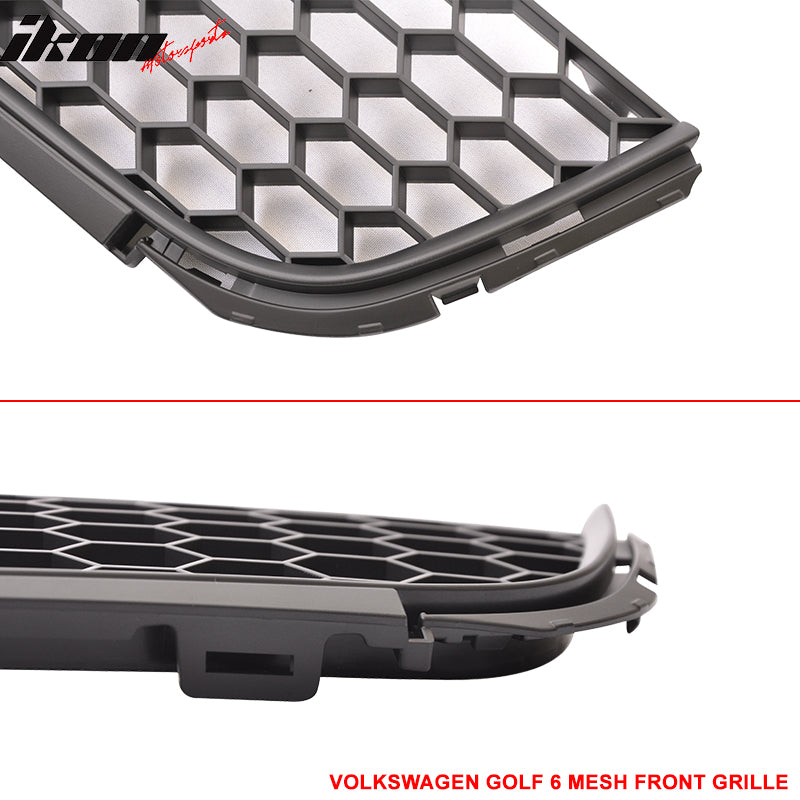 2010-2014 Volkswagen Golf MK6 Honeycomb GTI Chrome Trim Grille