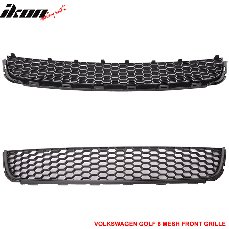 2010-2014 Volkswegen Golf TDI Jetta MK6 Honeycomb Mesh Front Grille