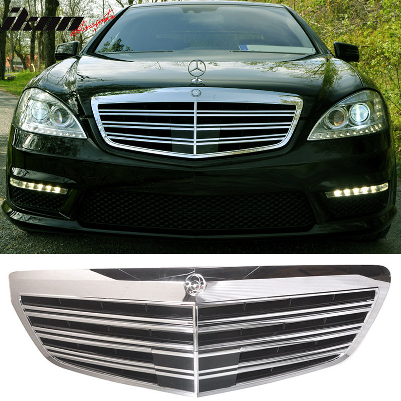 2010-2013 Mercedes-Benz W221 S Class Front Bumper Hood Grille ABS