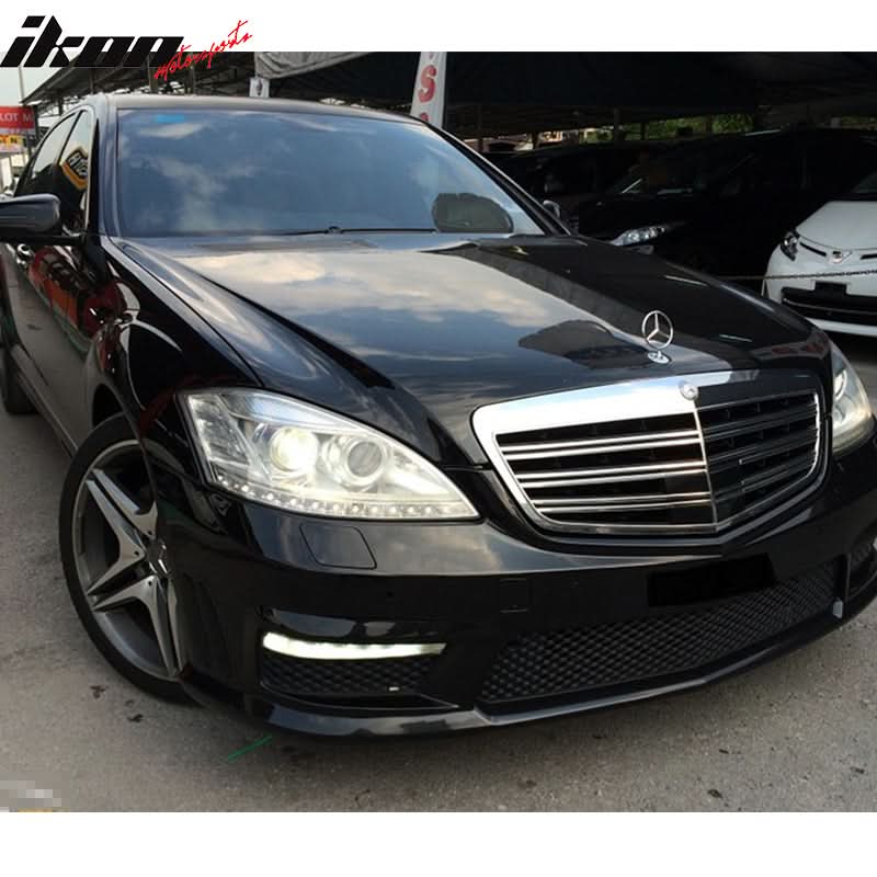 2010-2013 Mercedes-Benz W221 S Class Front Bumper Hood Grille ABS