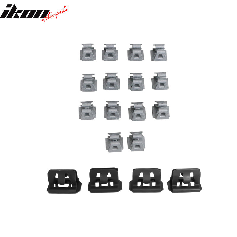 2014-2015 Chevy Silverado 1500 B Style Silver Front Bumper Grille ABS