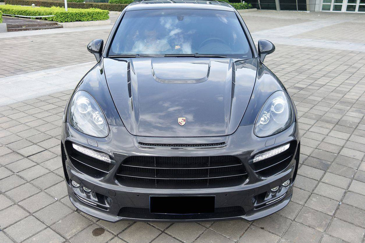 2011-2014 Porsche Cayenne 958.1 HM Style Carbon Fiber Hood