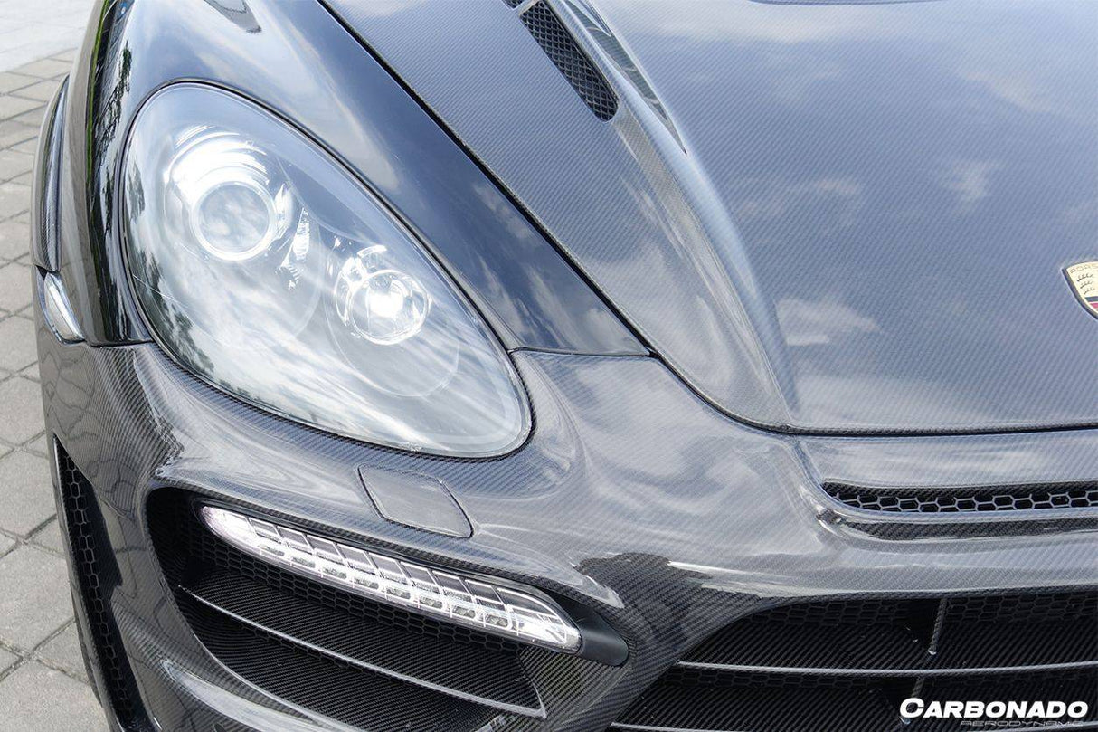 2011-2014 Porsche Cayenne 958.1 HM Style Carbon Fiber Hood