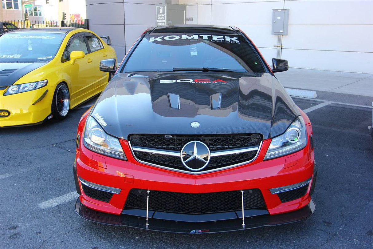2012-2014 Mercedes Benz W204 C63 AMG BK Style hood