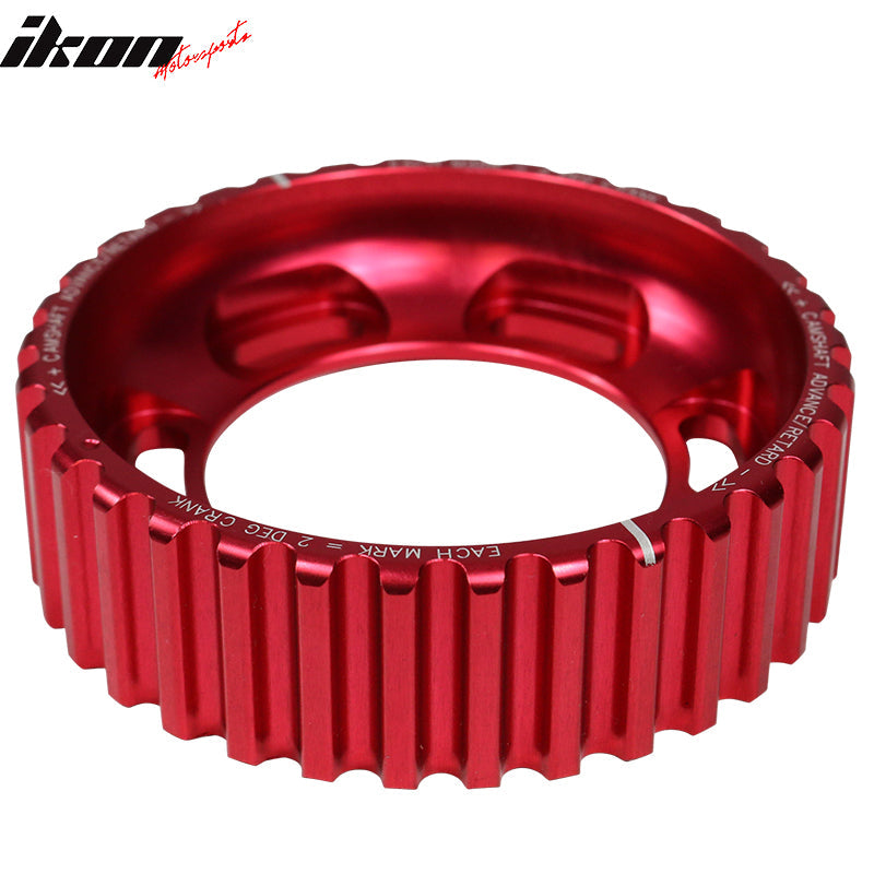 1995-1999 Mitsubishi Eclipse Hayame Red Non-Turbo Cam Gear Aluminum