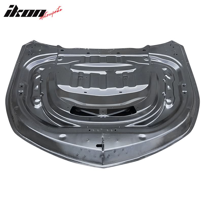 2016-2024 Chevy Camaro ZL1 Black Car Hood Guards Aluminum CF
