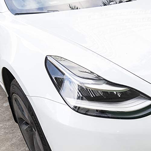 Headlight eyelid trimming eyebrow stickers suitable for Tesla Model 3 (2017-2021)