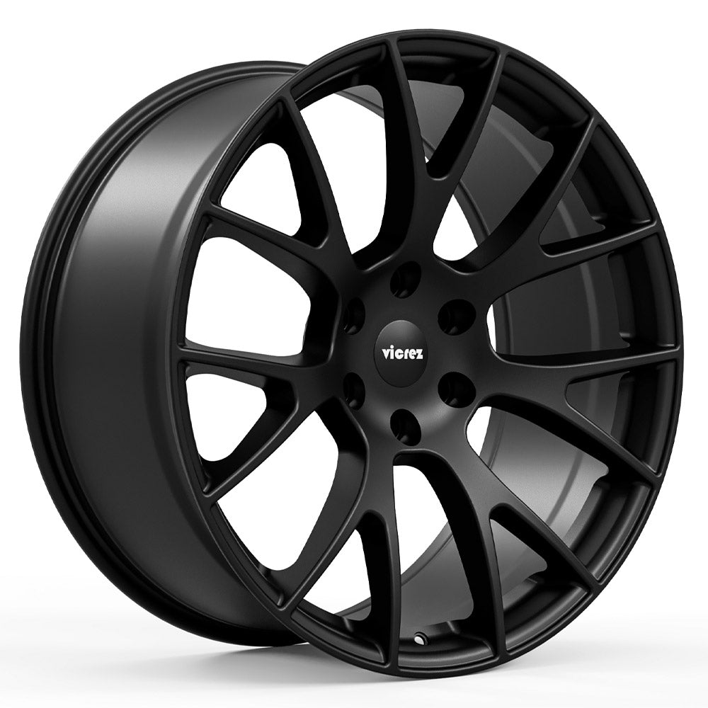 Hellcat Style Matte Black Wheel
