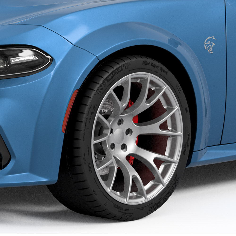 Hellcat Style Widebody Wheel Matte Silver - Vicrez