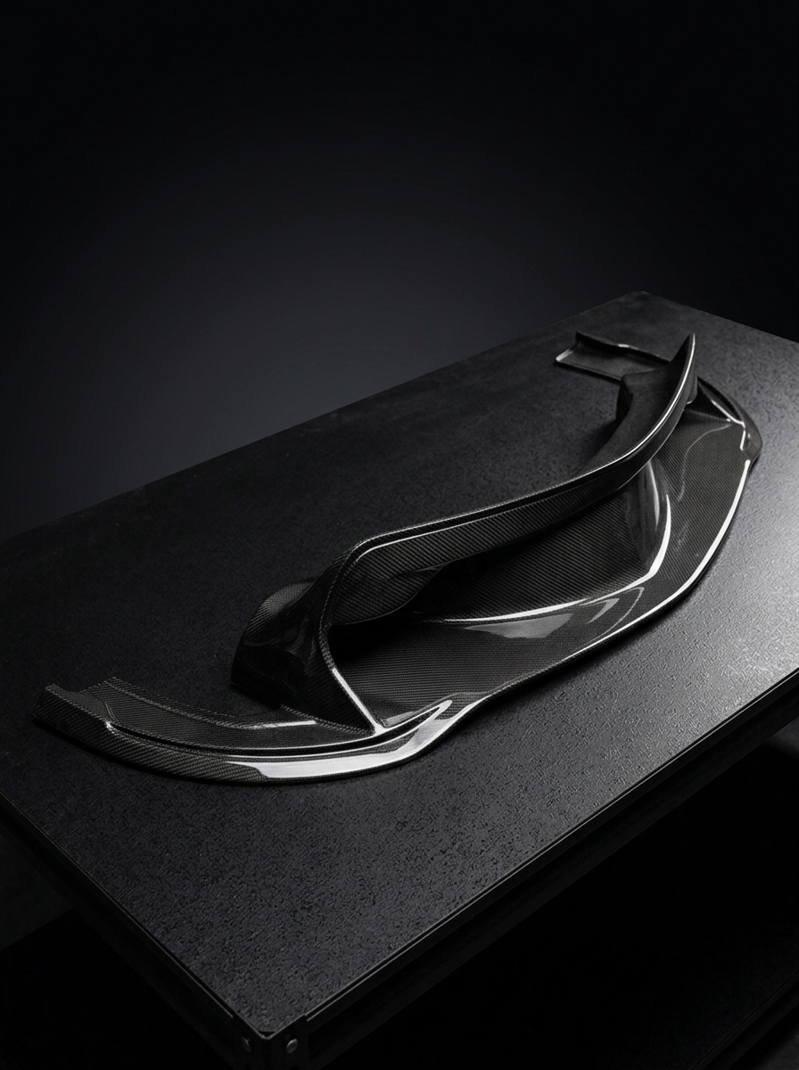 McLaren GT Carbon Fiber Front Bumper Lip Splitter OEM Style 2019+ Bolt-On Body Kit