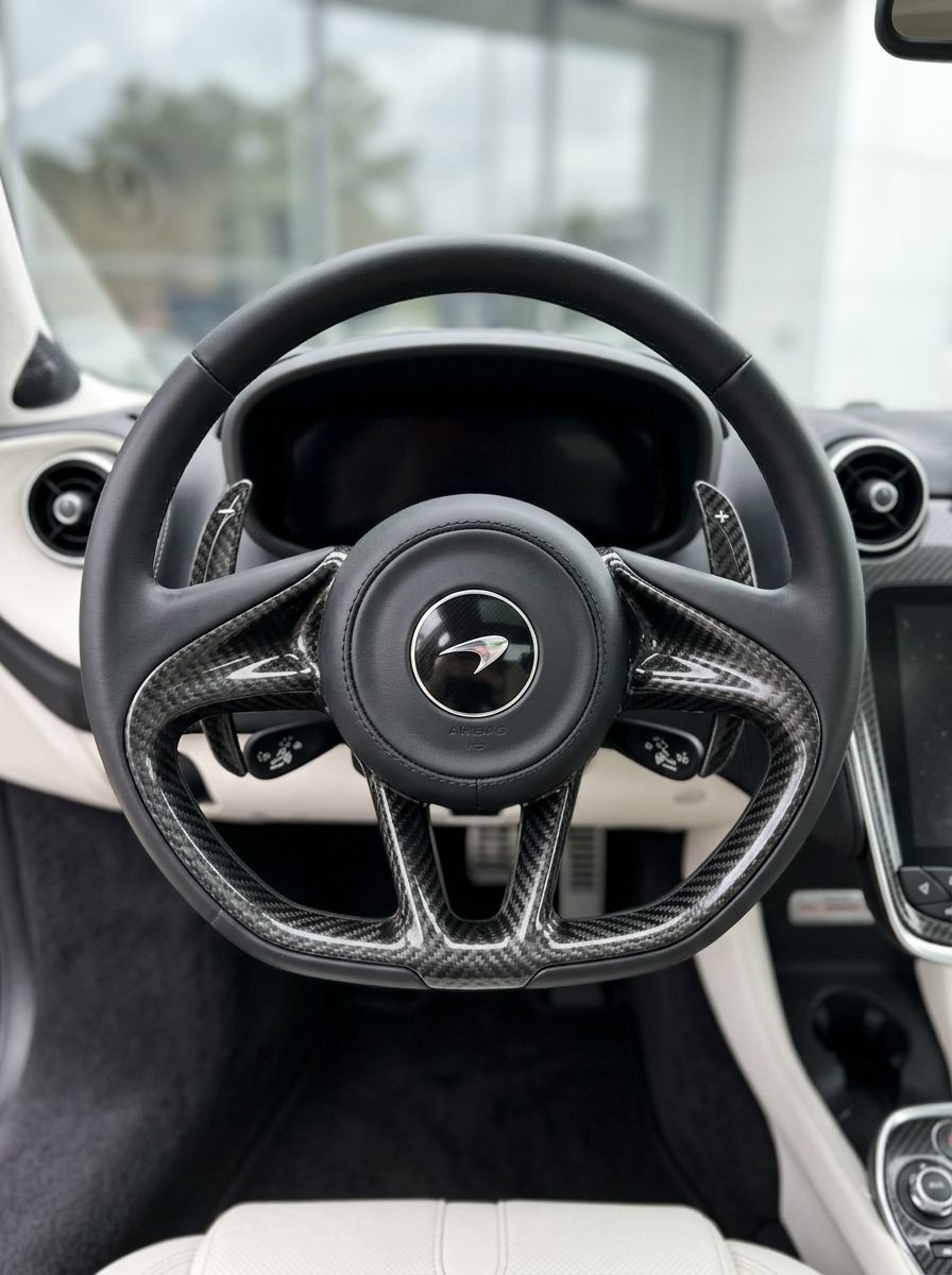McLaren GT Dry Carbon Fiber Interior Trim Kit 6-Piece Cockpit Upgrade 2019+