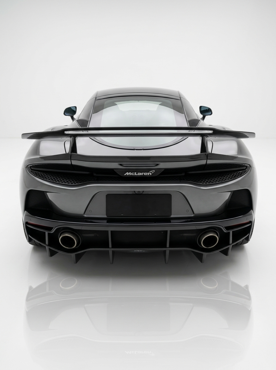 McLaren GT Dry Carbon Fiber Rear Spoiler Wing Polished Finish 2019+