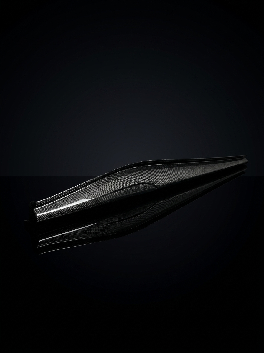 2021+ Ferrari 296 GTB OEM Style Side Skirts - Dry Carbon Fiber