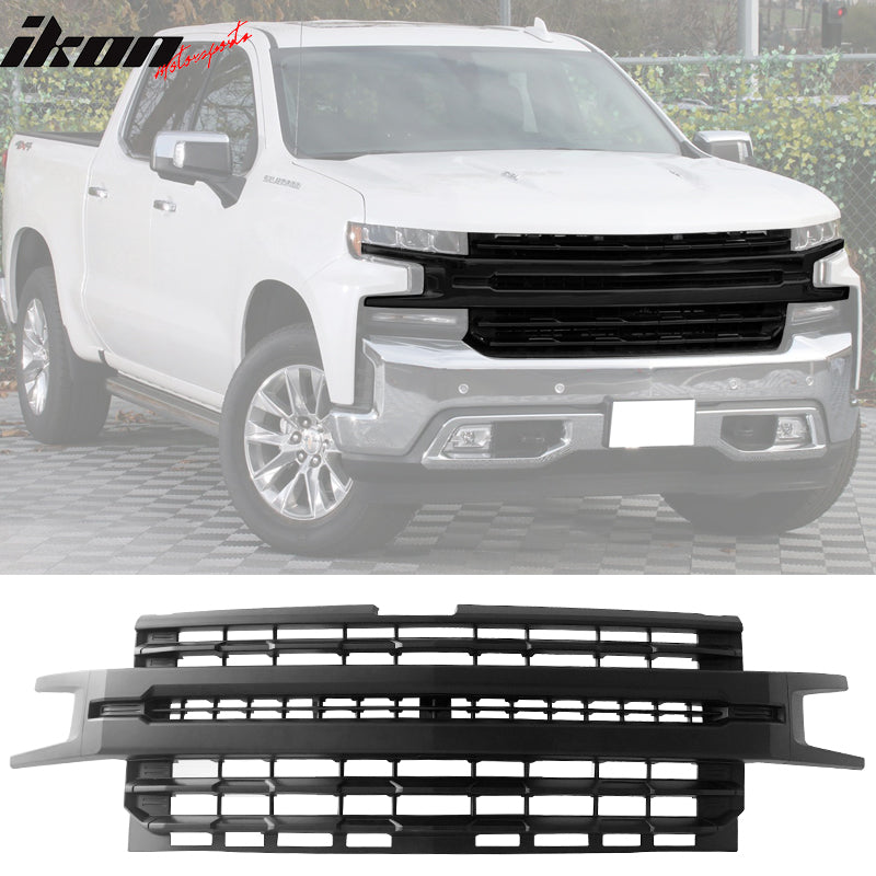 2019-2022 Chevy Silverado 1500 Grill Front Bumper Car Mesh Grille