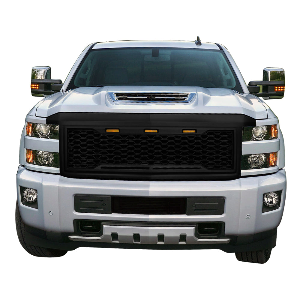 2015-2018 Chevy Silverado 2500 3500 Front Bumper Hood Mesh Grille