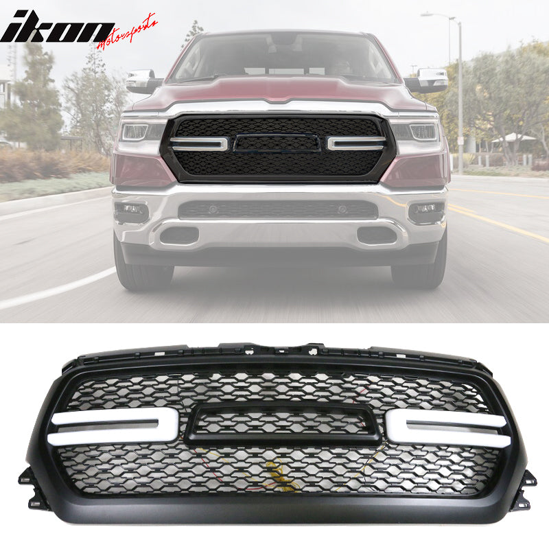 2019-2024 Dodge Ram 1500 Grill Front Mesh Vehicle Grill with LED Light