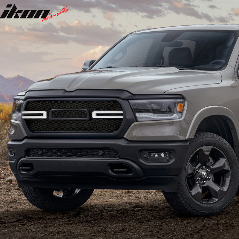 2019-2024 Dodge Ram 1500 Grill Front Mesh Vehicle Grill with LED Light