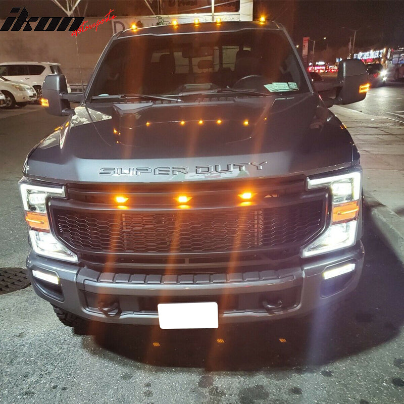 2020-2022 Ford F250 F350 F450 Super Duty Grill Car Front Grille ABS