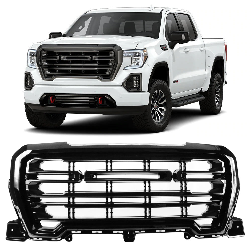2019-2021 GMC Sierra 1500 Front Bumper Hood Grille Guard Grill