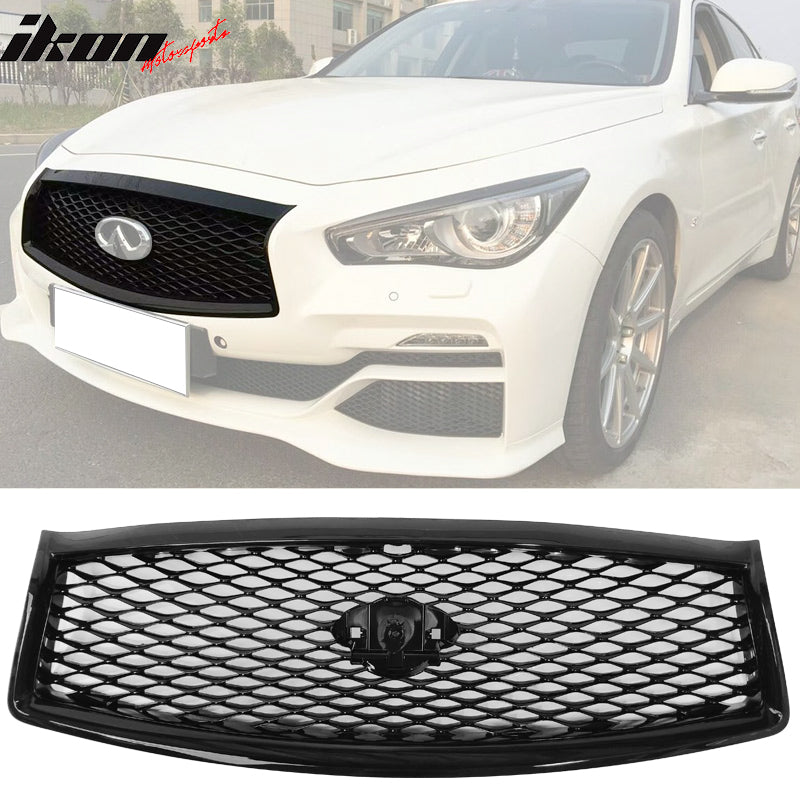 2014-2017 Infiniti Q50 Sedan Eau Rouge Black Concept Car Mesh Grille