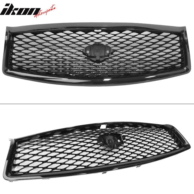 2014-2017 Infiniti Q50 Sedan Eau Rouge Black Concept Car Mesh Grille