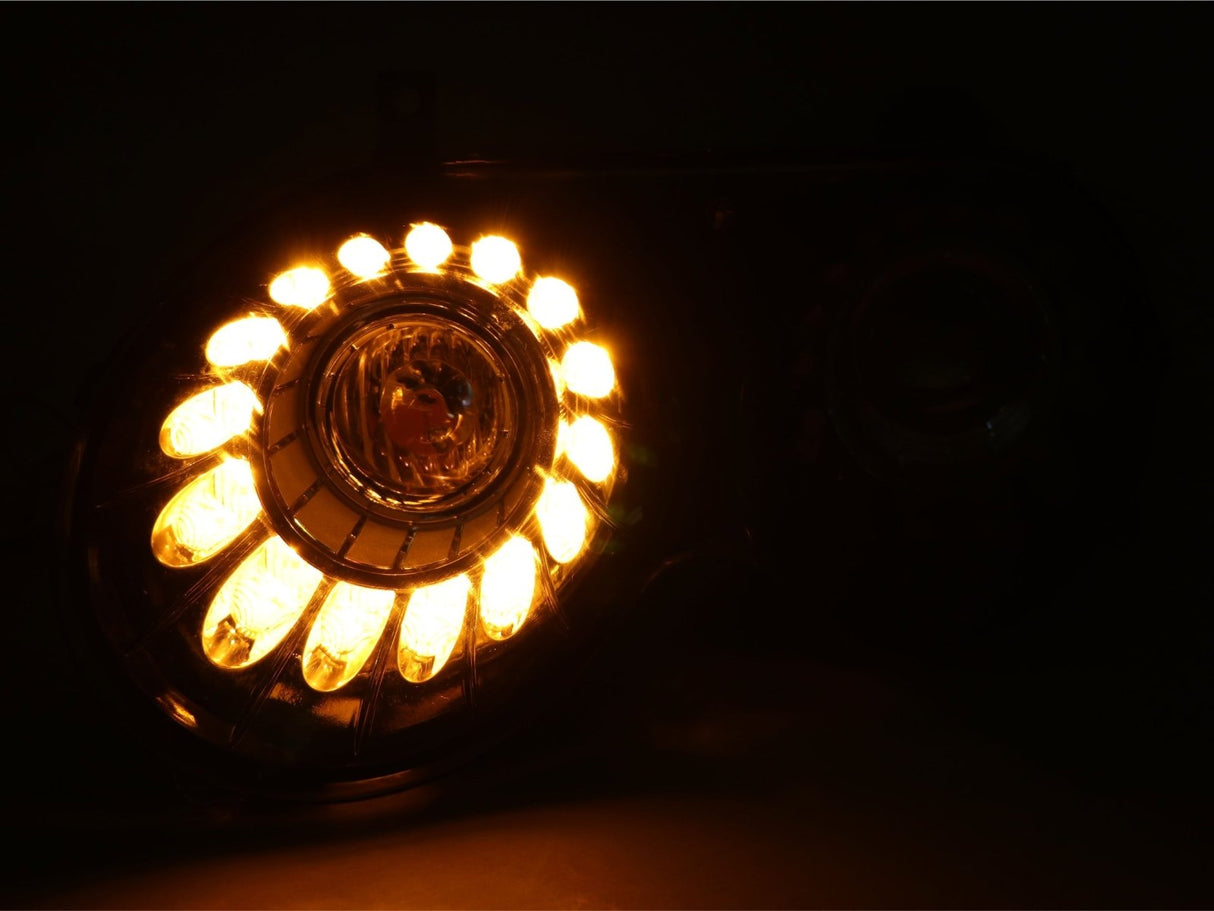 2004-2010 Bentley Continental GT Facelift Style Chrome LED Projector Headlights Polyurethane