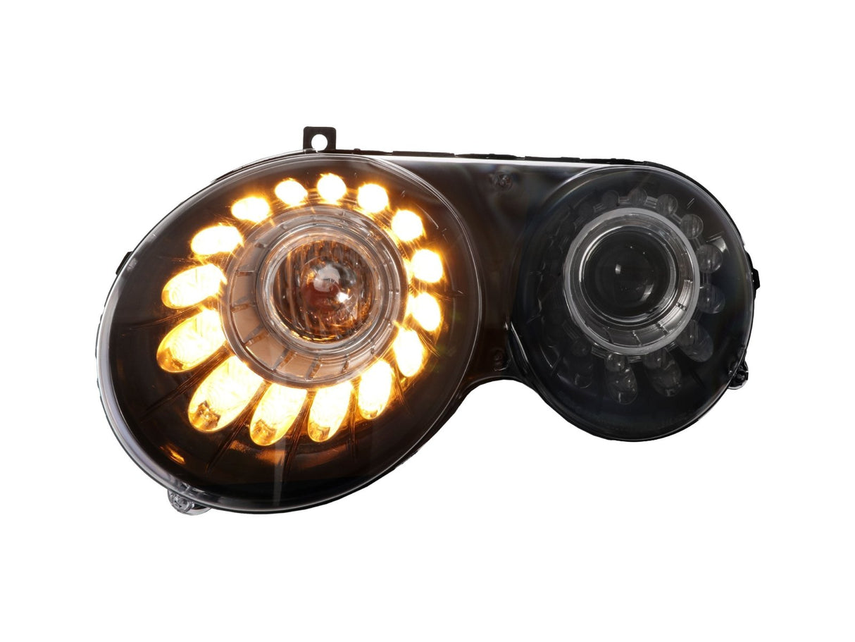 2004-2010 Bentley Continental GT Facelift Style Chrome LED Projector Headlights Polyurethane