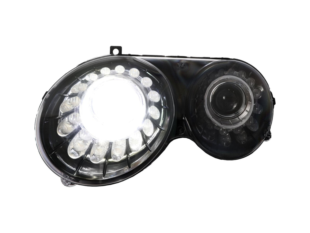 2004-2010 Bentley Continental GT Facelift Style Chrome LED Projector Headlights Polyurethane