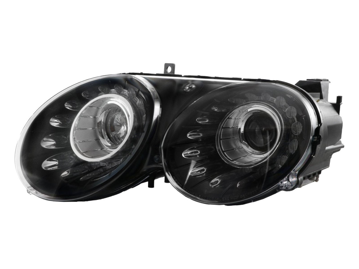 2004-2010 Bentley Continental GT Facelift Style Chrome LED Projector Headlights Polyurethane