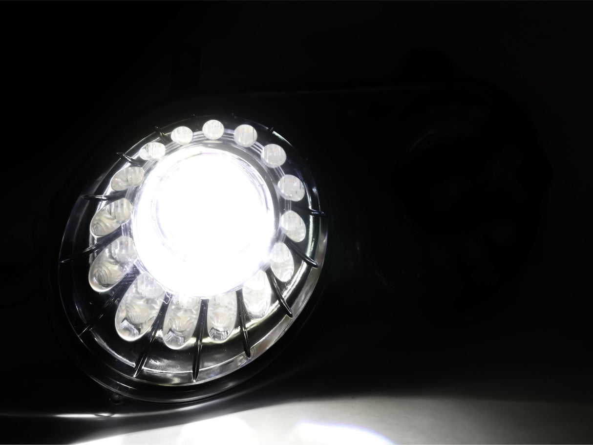 2004-2010 Bentley Continental GT Facelift Style Chrome LED Projector Headlights Polyurethane