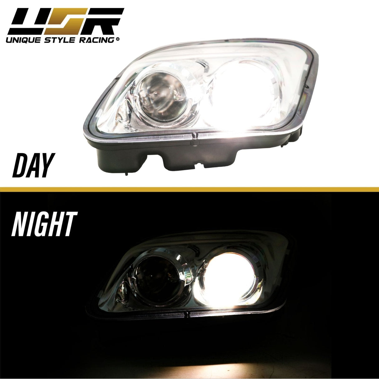 1997-2004 Chevrolet Corvette C5 Chrome Projector Headlights