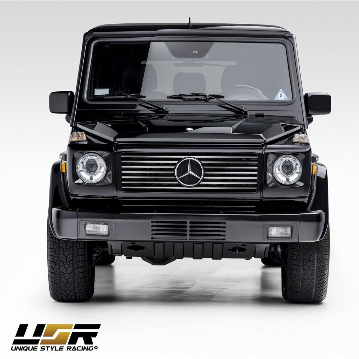 2002-2006 Mercedes G-Class Facelift Look Chrome Projector Headlights