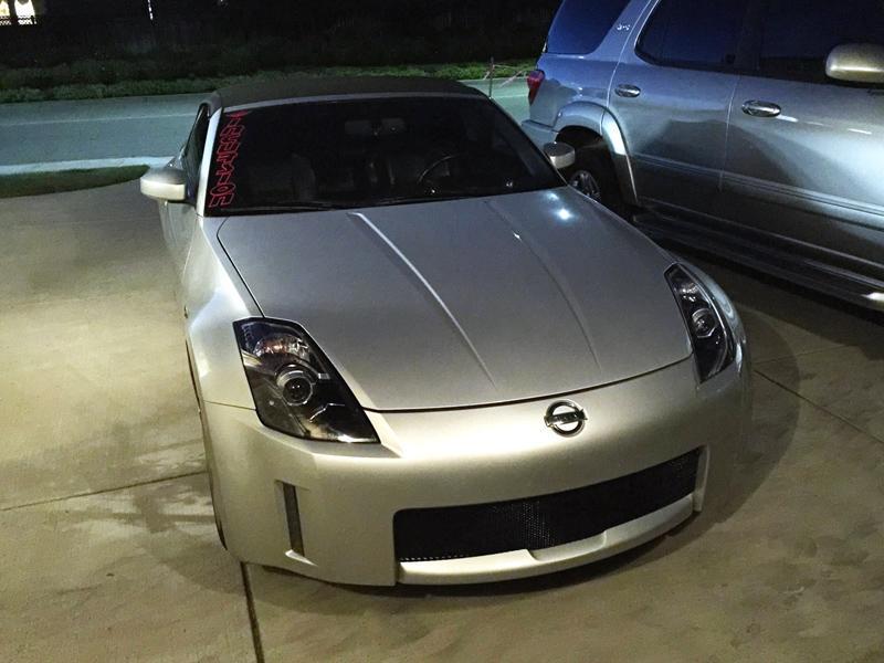 2003-2009 Nissan 350Z Max Black Projector Headlights - D2S Xenon